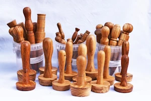 Wooden gardening implements