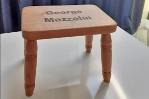 Handmade rectangular child's stool