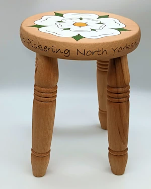Handmade wooden child's stool