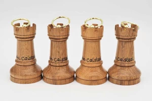 Handmade castle keyrings