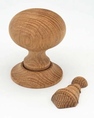Handmade replacement wooden door knob