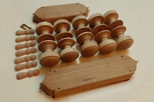 Handmade wooded door furniture
