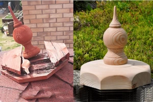 Replacement wooden finial