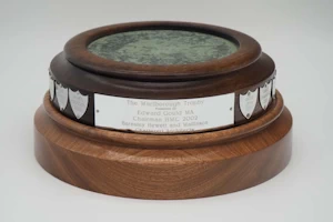 Handmade wooden trophies